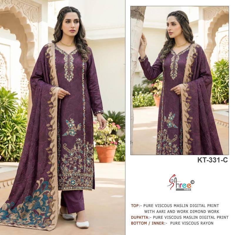 Shree fab KT - 331 pakistani suit export in Pune